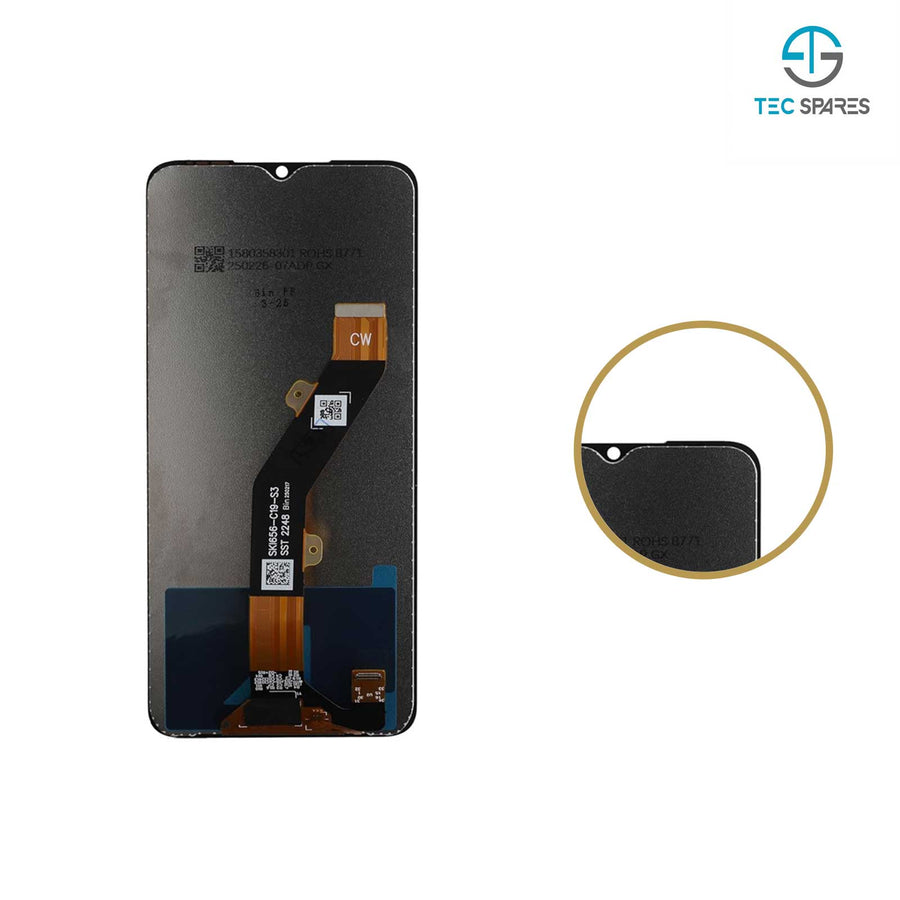 Tecno Pop 7 Pro BF7, BF7h LCD Touch Screen Display Digitizer Replacement Glass