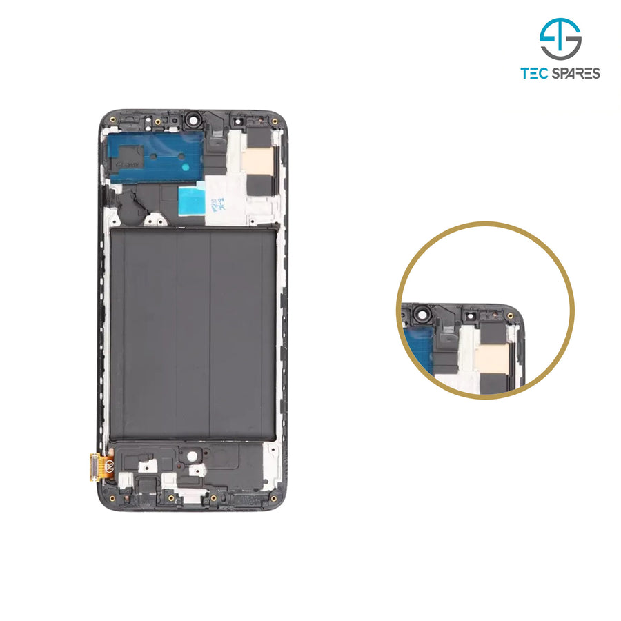 Samsung A71 SM-A715F, SM-A715F/DS, SM-A715F OLED LCD Display Touch Screen Digitizer +Frame
