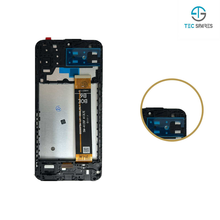 Samsung Galaxy A13 A135F/DS 4G OEM LCD Display For Touch Screen Digitizer Frame