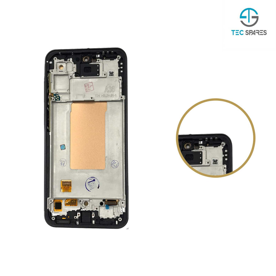 Samsung Galaxy A36 SM-A366E, SM-A366E/DS OLED LCD Display Touch Screen + Frame