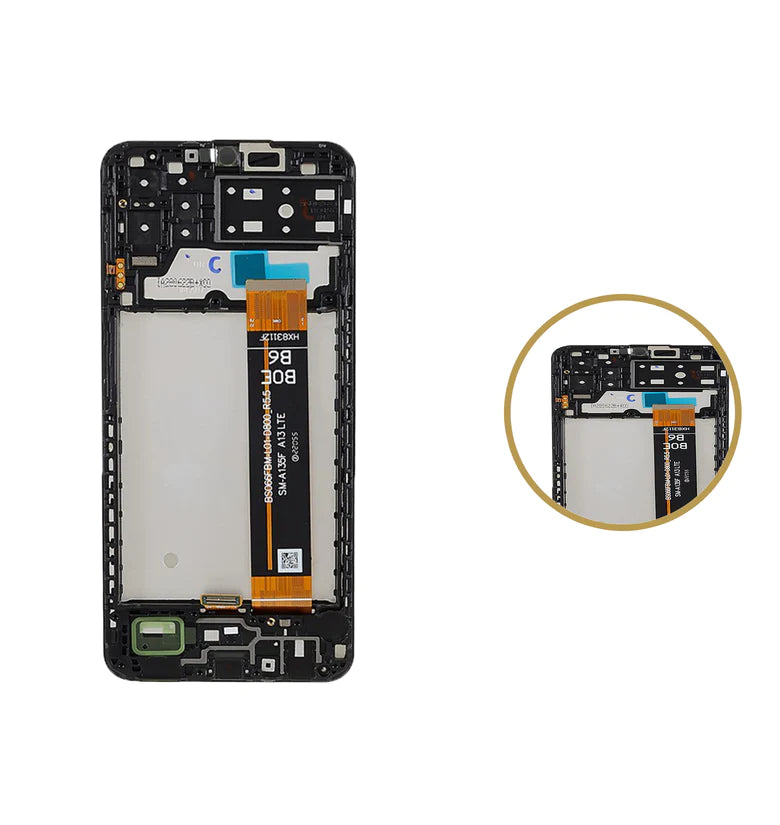 Samsung Galaxy A13 4G 6.6 SM-A137F A135F 2022 LCD Touch Screen Display Replacement + Frame