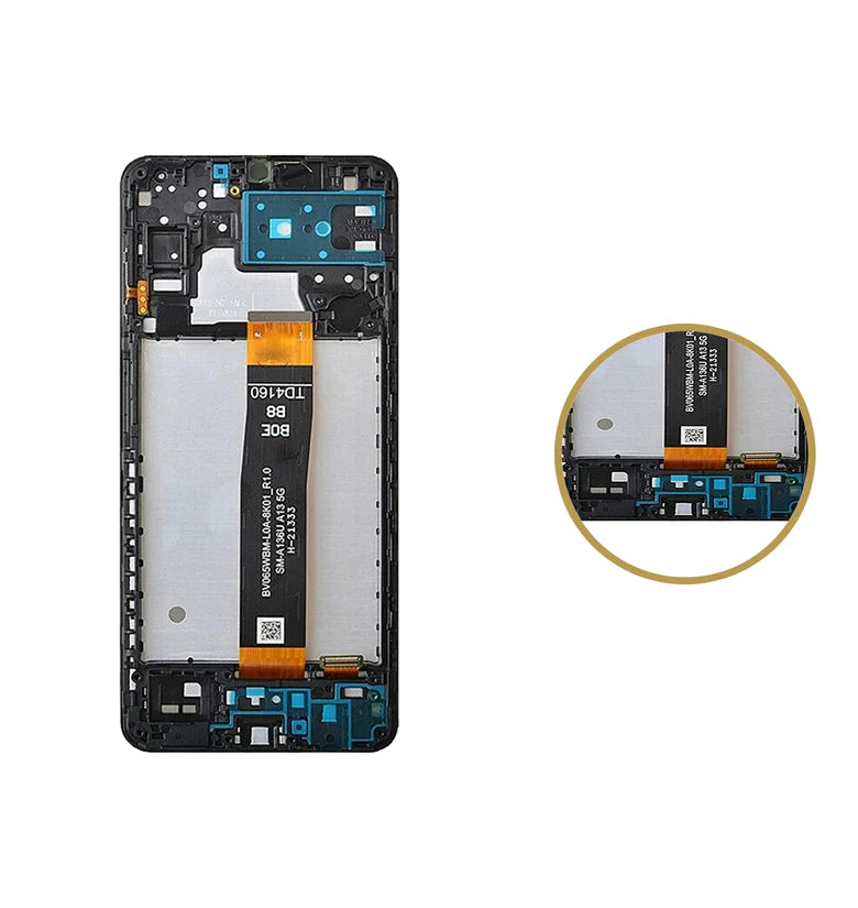 Samsung A13 5G SM-A136U SM-A136U1 A136B Replacement LCD Touch Screen Display Frame 2021