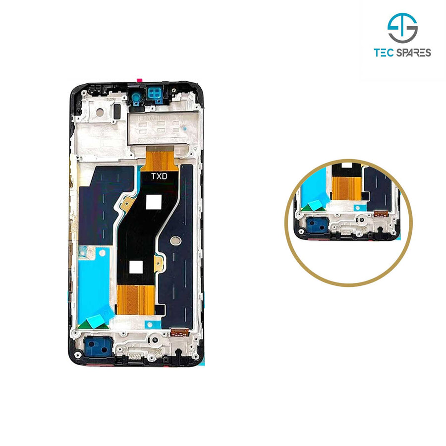 Infinix Hot 40i X6528B Replacement LCD Touch Screen Display Digitizer + Frame