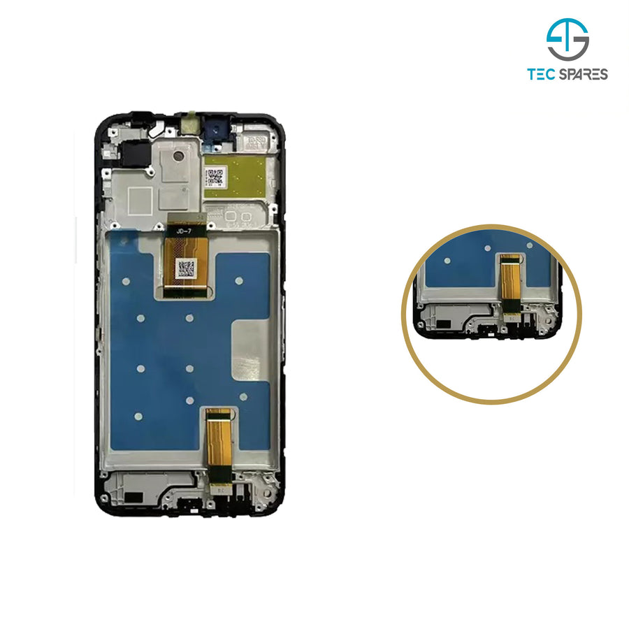 Honor X6b JDY-LX1, JDY-LX2 Replacement LCD Display Touch Screen Digitizer FRAME