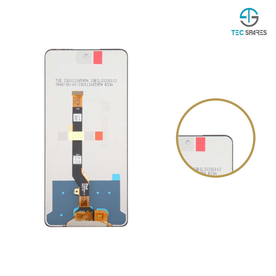 Infinix Hot 40 X6836 Replacement LCD Display Touch Screen Digitizer Assembly