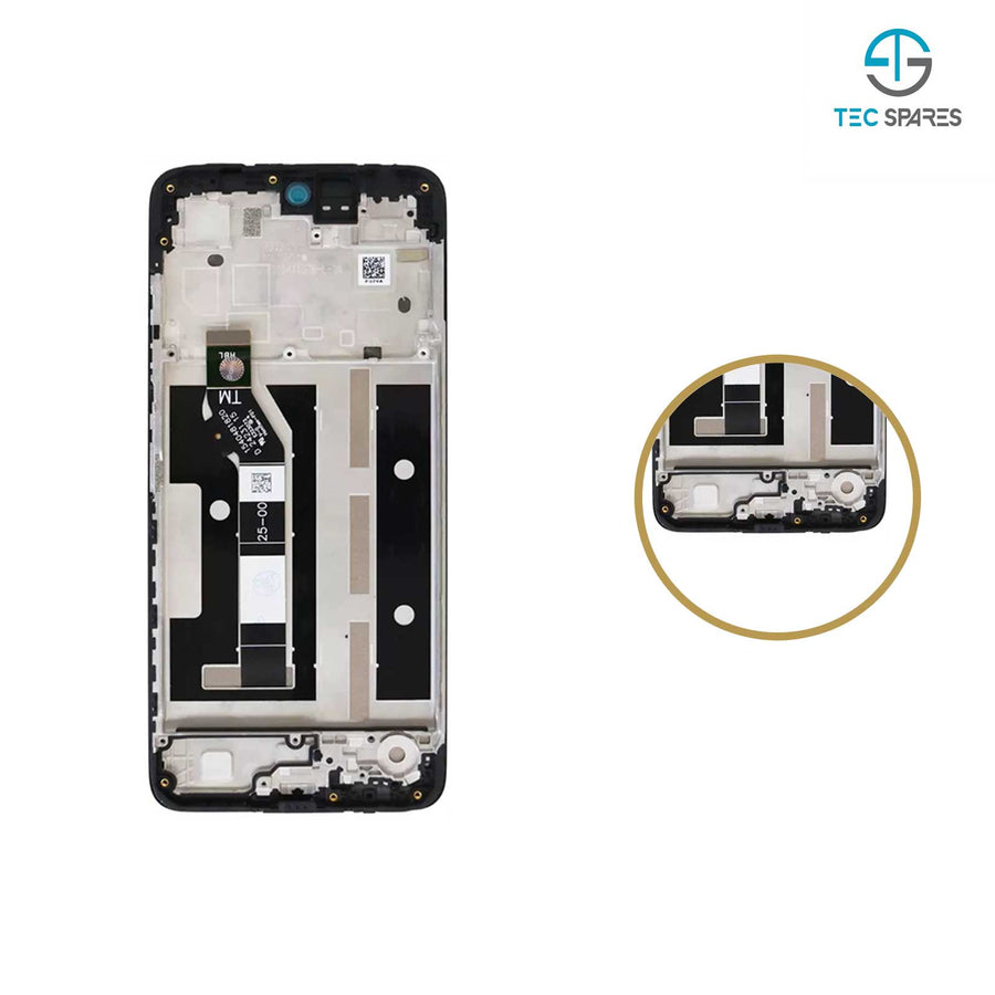 Moto G35 XT2433 Replacement LCD Display Screen Touch Digitizer + frame