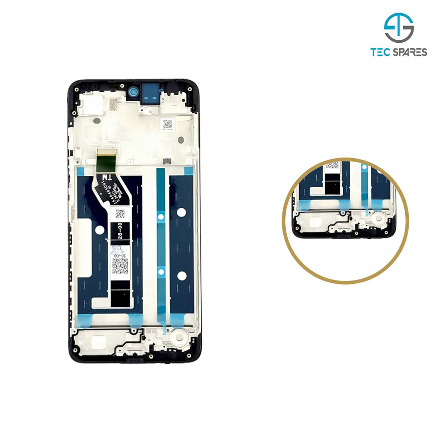 Motorola Moto G15 XT2521 Replacement LCD Display Screen Touch Digitizer W/ Frame