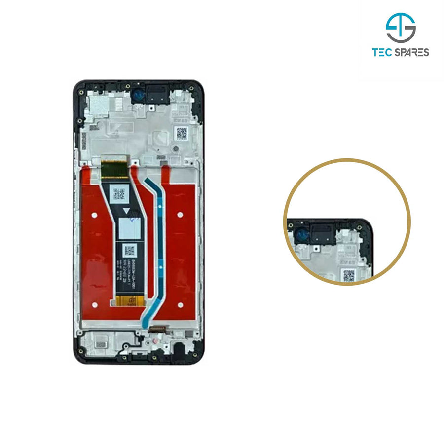 Motorola Moto G24 XT2423-1 LCD Display Touch Screen Digitizer With Frame