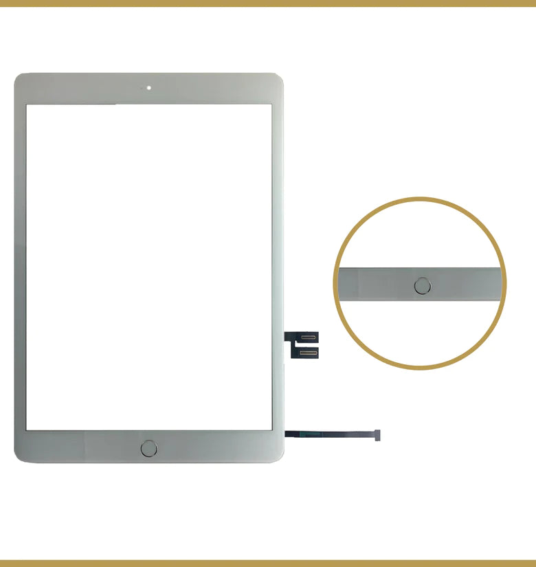 iPad 8th Gen A2270 A2428 Touch Screen Digitizer With H/Button White 2020