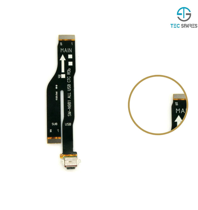 Samsung Galaxy Note 20/5G N980/N981 USB-C Charging Port Dock Flex Cable