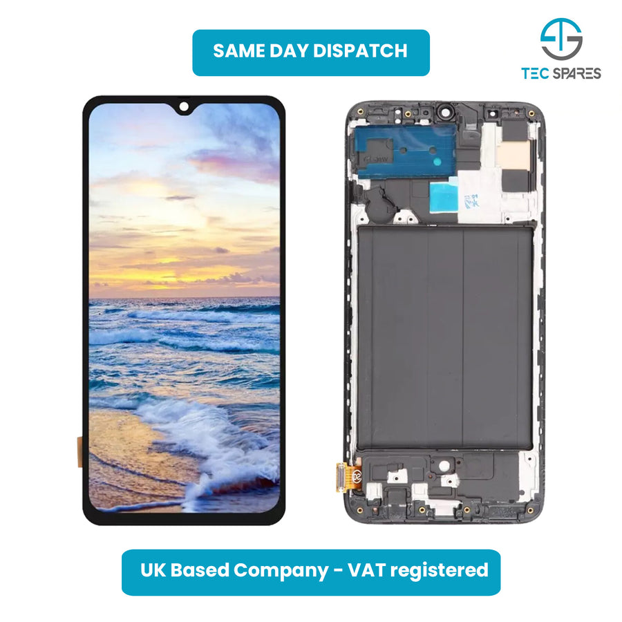 Samsung A71 SM-A715F, SM-A715F/DS, SM-A715F OLED LCD Display Touch Screen Digitizer +Frame