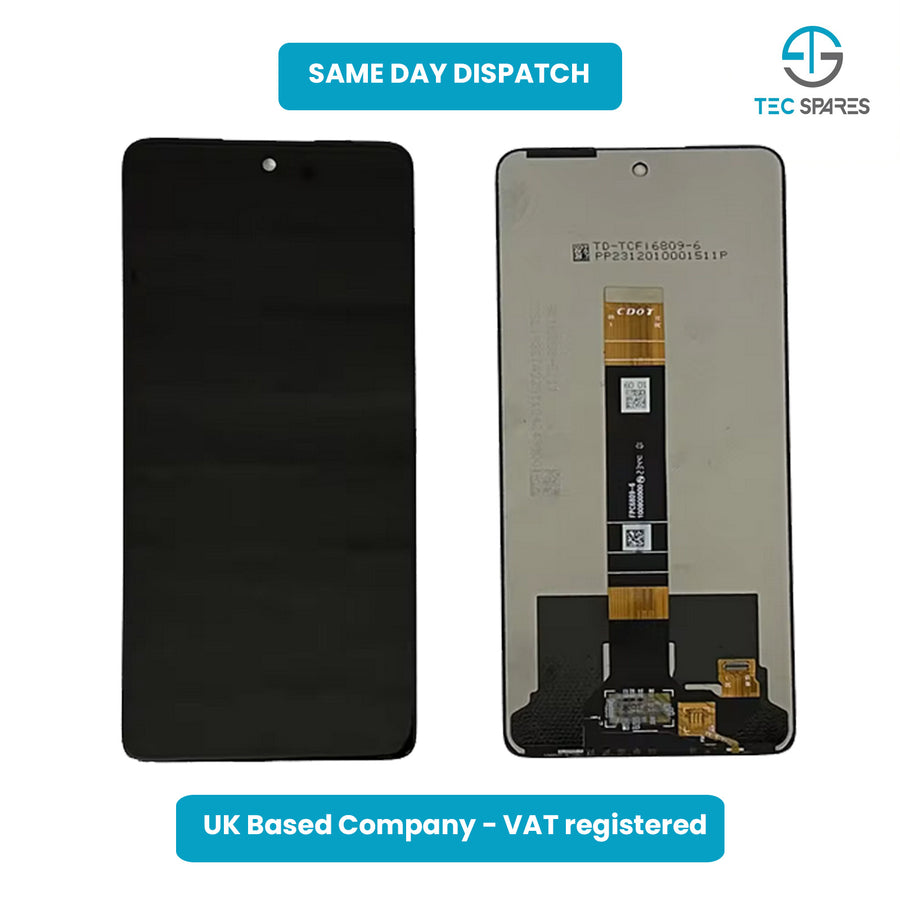 TCL 50 SE LCD Display Touch Screen Digitizer Full Assembly Replacement Black