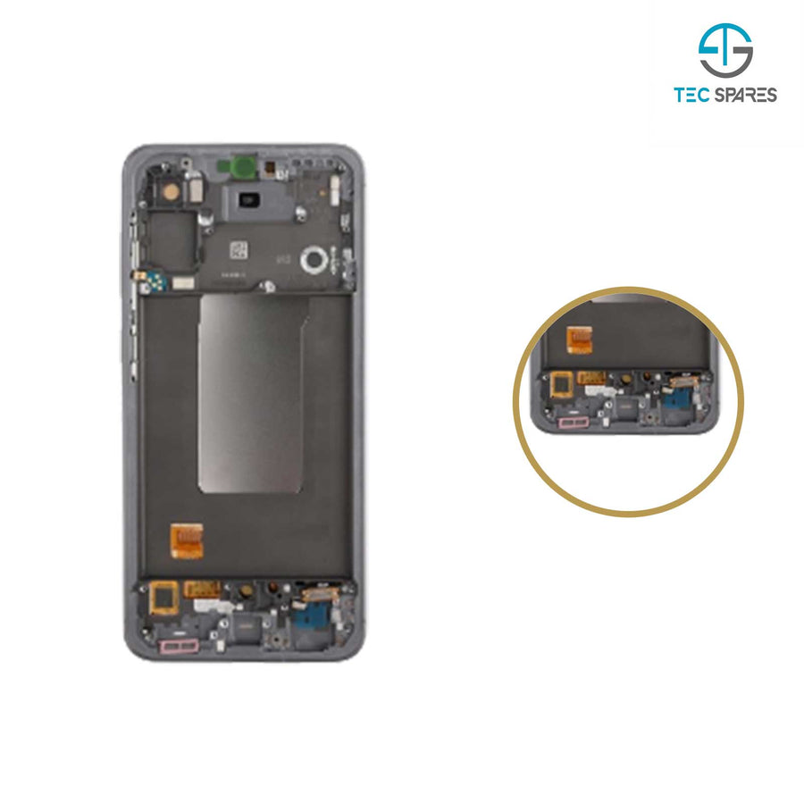 Samsung Galaxy A56 SM-A566V, SM-A566B OLED LCD Display Touch Screen + Frame