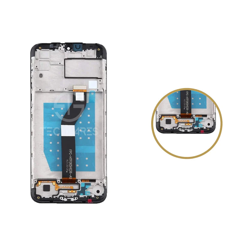 LCD Touch Screen Display Digitizer For Moto G8 Power Lite XT2055-1/XT2055 +Frame