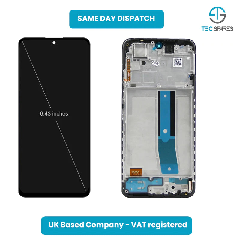 Redmi Note 11/ Note 11S/ Poco M4 Pro 4G TFT LCD Display Screen Replacement Frame