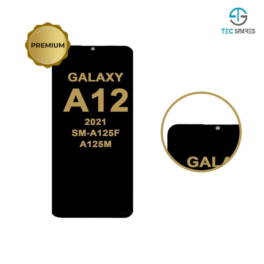 Black For Samsung Galaxy A12 SM-A125F LCD Replacement Touch Screen Digitizer
