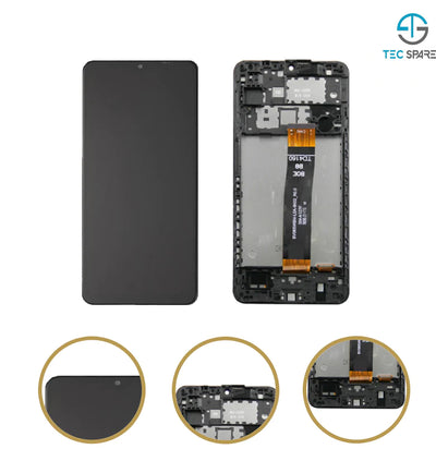 Samsung Galaxy A12 Nacho A127F LCD Display Touch Screen Digitizer Replacement + Frame