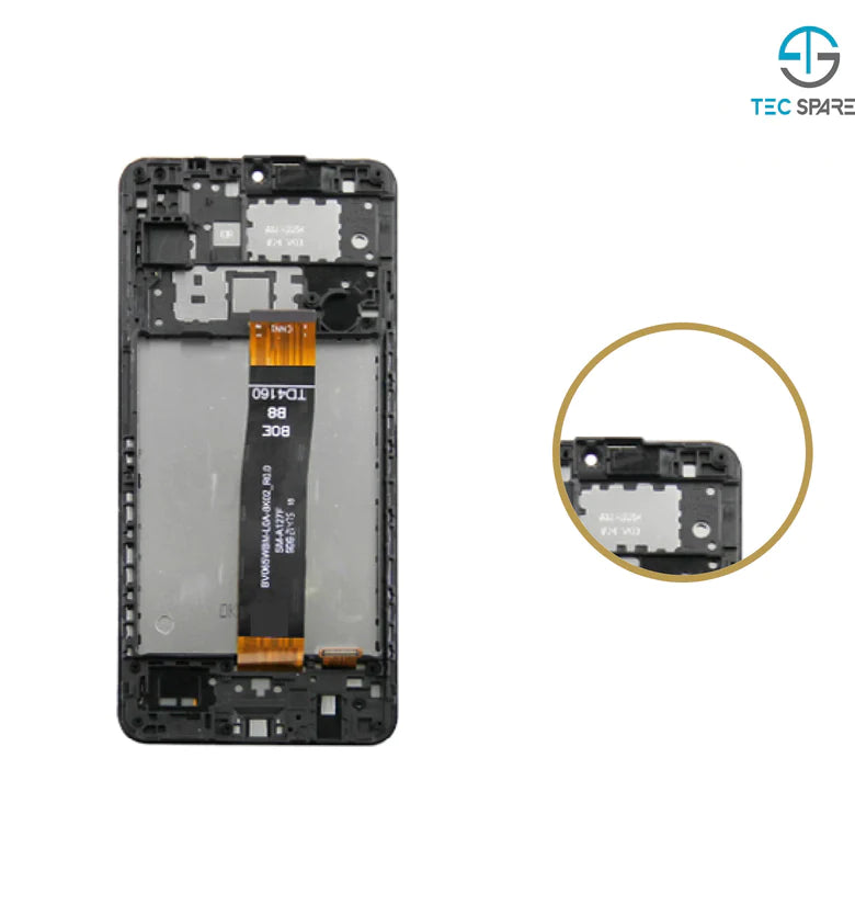 Samsung Galaxy A12 Nacho A127F LCD Display Touch Screen Digitizer Replacement + Frame