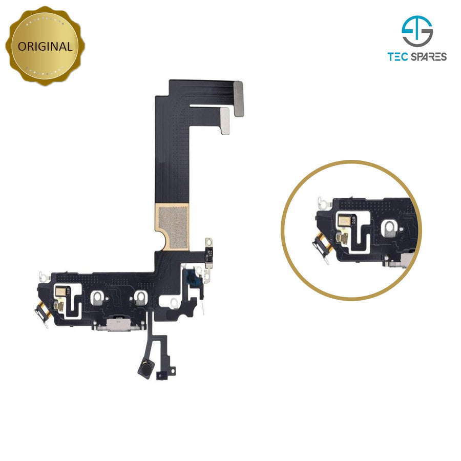 Apple iPhone 12 mini Charging Port Flex Dock Socket Cable Part Replacement - White