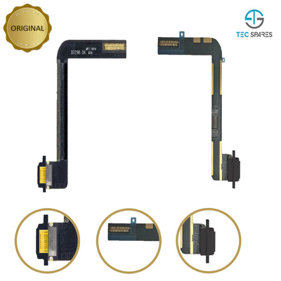 iPad 7th Gen 10.2" 2019 Charging Port Dock Connector Flex Cable Replacement Black