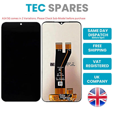 Samsung Galaxy A14 5G A145F A145G A145M A146B LCD Touch Display Screen
