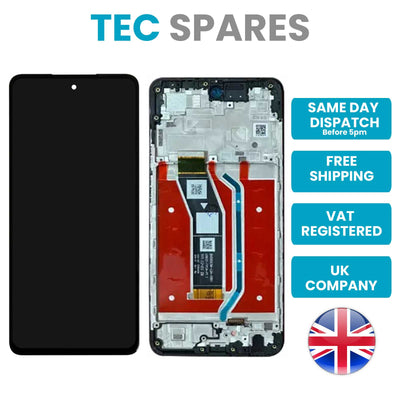 Motorola Moto G24 XT2423-1 LCD Display Touch Screen Digitizer With Frame