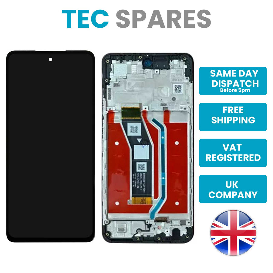 Motorola Moto G24 XT2423-1 LCD Display Touch Screen Digitizer With Frame