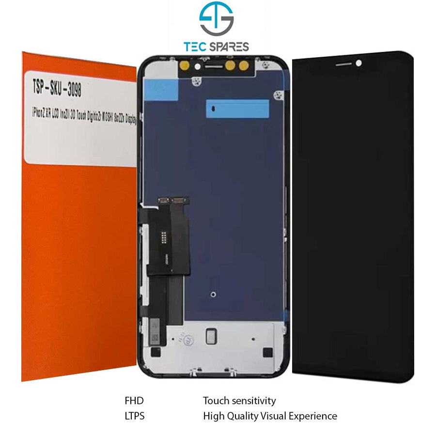 LCD Incell 3D Touch Digitizer For iPhone XR MOSHI Screen Display Replacement - Black