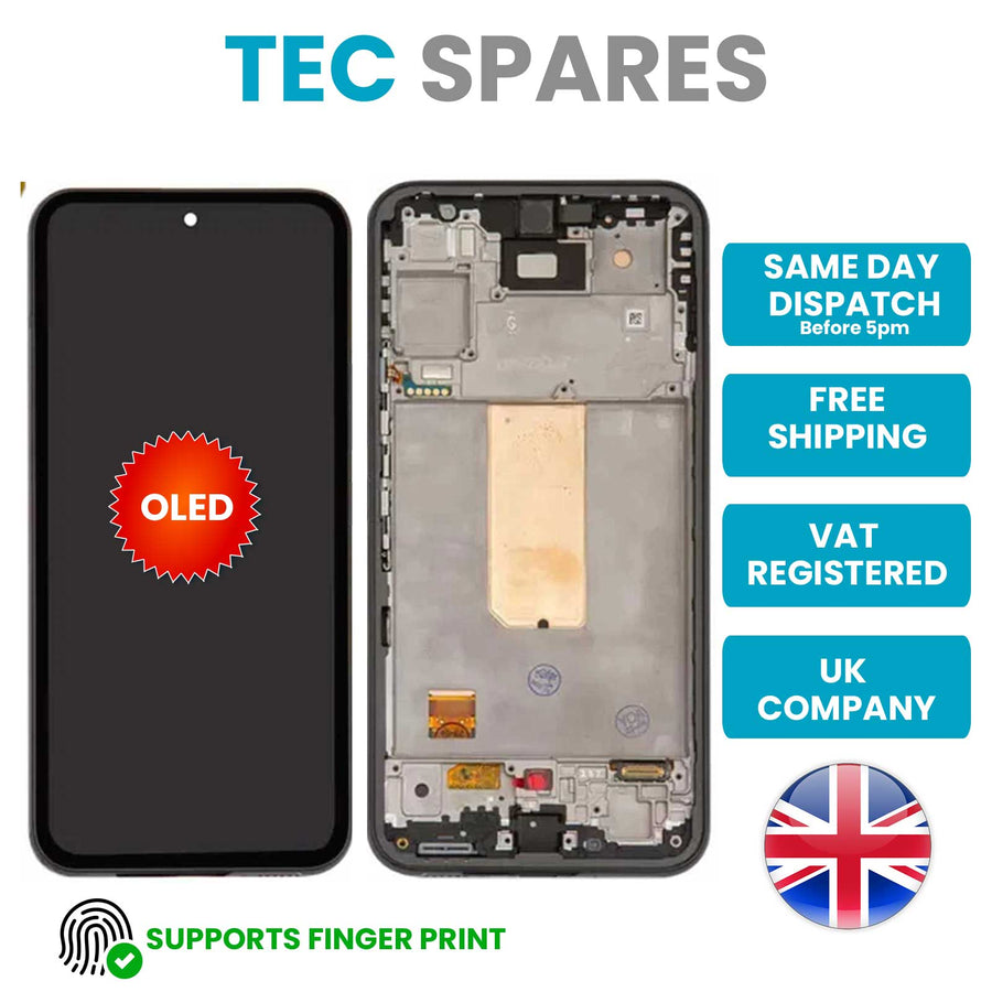 OLED LCD Samsung Galaxy A54 5G A546 Display Touch Screen Digitizer With Frame