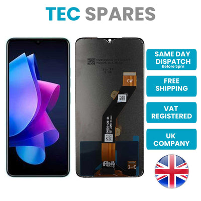 Tecno Pop 7 Pro BF7, BF7h LCD Touch Screen Display Digitizer Replacement Glass
