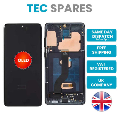 Samsung Galaxy S20 Plus SM-G986 Replacement Lcd Display Touch +Frame Small Size