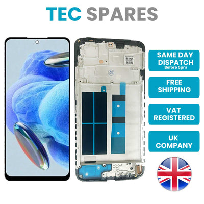 Xiaomi Redmi Note 12 4G Screen TFT Display Touch 23021RAAEG 23021RAA2Y FRAME