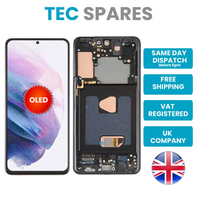 Samsung Galaxy S21 Plus 5G SM-G996 LCD Screen Display Digitizer OLED +Frame