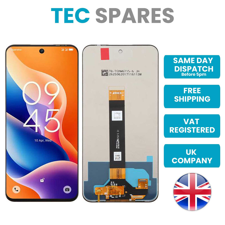 TCL 605 T517D LCD Display Touch Screen Digitizer Replacement - UK Stock