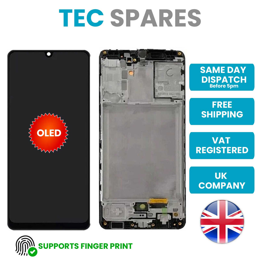 Lcd Display For Samsung Galaxy A31 / A315F Touch Screen Digitizer With Frame -UK