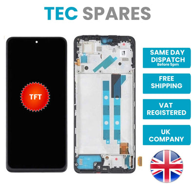 Redmi Note 11 Pro 5g / Xiaomi Poco X4 Pro 5G TFT LCD Screen Display Touch + Frame