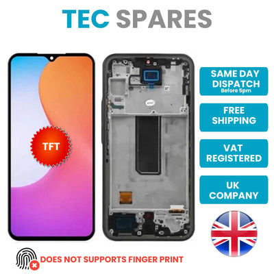Samsung Galaxy A34 SM-A346 TFT LCD Screen Display Touch Digitizer Frame