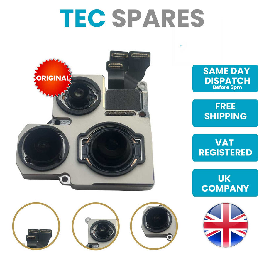 iPhone 15 PRO A2848, A3101, A3102, A3104 Back Rear Camera Replacement - UK Stock