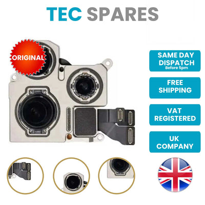 iPhone 15 PRO MAX A2849, A3105, A3106, A3108 Back Rear Camera Replacement