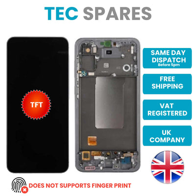 Samsung Galaxy A56 SM-A566V, SM-A566B TFT LCD Display Touch Screen + Frame