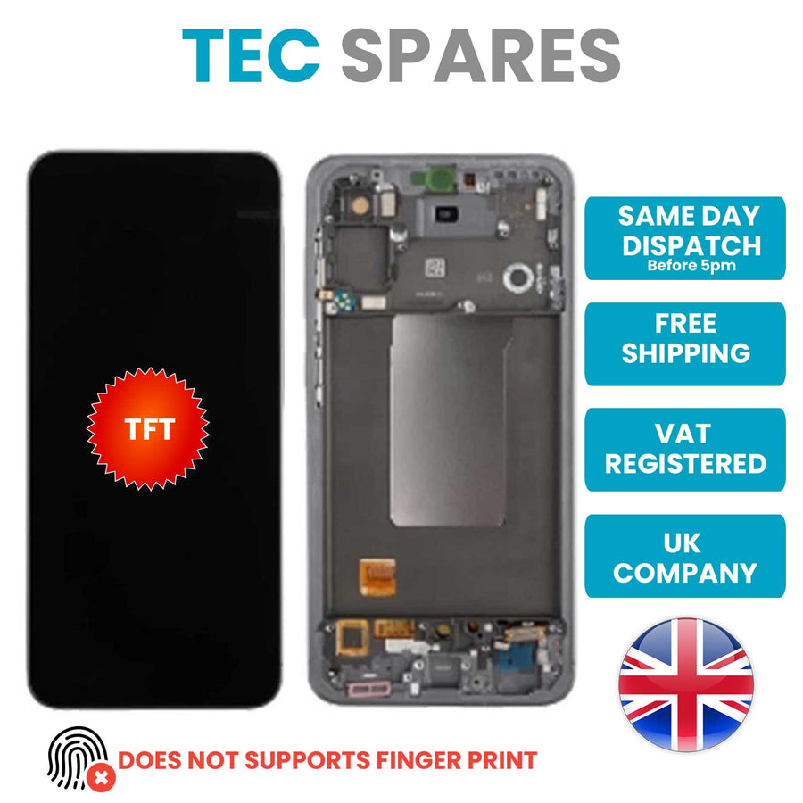 Samsung Galaxy A56 SM-A566V, SM-A566B TFT LCD Display Touch Screen + Frame