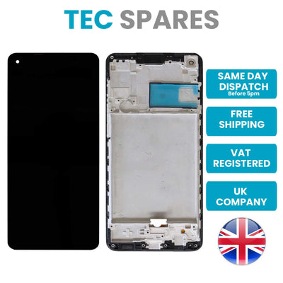Samsung Galaxy A21S SM-A217F LCD Replacement Touch Screen Digitizer Frame