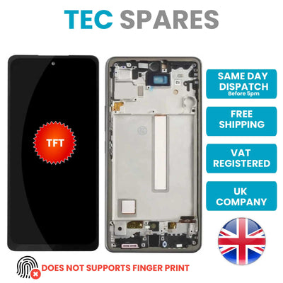 Samsung Galaxy A53 SM-A536B Incell TFT LCD Screen Display Touch Digitizer +Frame