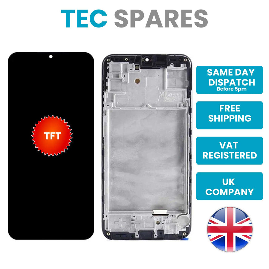 Samsung Galaxy A15 4G SM-A155F, SM-A155F/DSN Incell TFT LCD Screen Display Digitizer+Frame