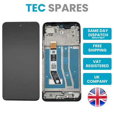 Motorola Moto G55 XT2435 5G Replacement LCD Display Touch Screen Digitizer + Frame