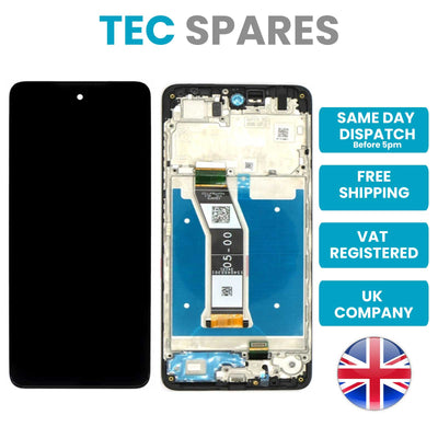 Motorola Moto E14 2024 Replacement LCD Display Touch Screen Digitizer + Frame