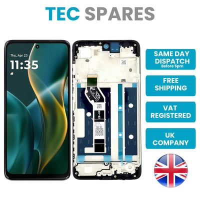 Motorola Moto G15 XT2521 Replacement LCD Display Screen Touch Digitizer W/ Frame