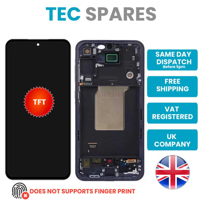 Samsung Galaxy A55 SM-A556B TFT INCELL LCD Screen Display Touch Digitizer +Frame