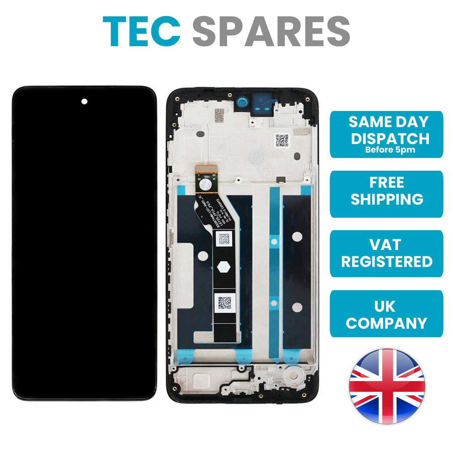 Motorola Moto G05 XT2523 Replacement LCD Display Touch Screen Digitizer W/ Frame