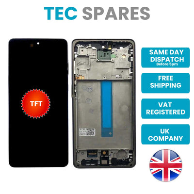 Samsung Galaxy A73 5G SM-A736B SM-A736B/DS TFT INCELL LCD Display Touch Screen FRAME